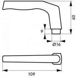 THIRARD - Paire De Béquilles Pour Porte, Carré 8mm + 1 Plaque Carré 8 X 56mm, Trou De Clé 5 THIRARD - Paire De Béquilles Pour Porte, Carré 8mm + 1 Plaque Carré 8 X 56mm, Trou De Clé -THIRARD Soldes 28903558 2