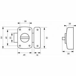 THIRARD - Verrou à Bouton Alouette Pour Porte Intérieure, 40mm, Acier, époxy Bronze 5 THIRARD - Verrou à Bouton Alouette Pour Porte Intérieure, 40mm, Acier, époxy Bronze -THIRARD Soldes 28903579 2