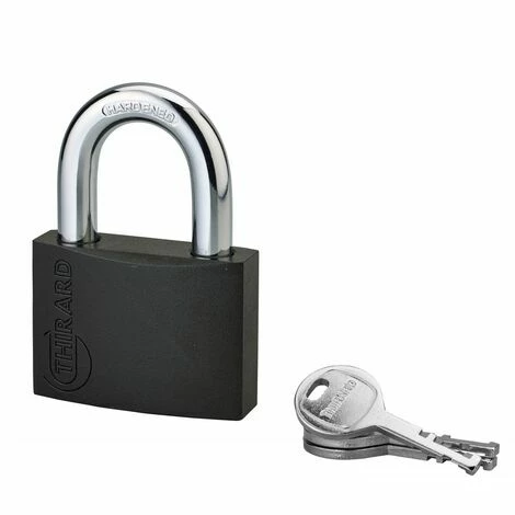 THIRARD - Cadenas à Clé Colorful, Laiton, Intérieur, Anse Acier, 60mm, 3 Clés 6 THIRARD - Cadenas à Clé Colorful, Laiton, Intérieur, Anse Acier, 60mm, 3 Clés – Image 4