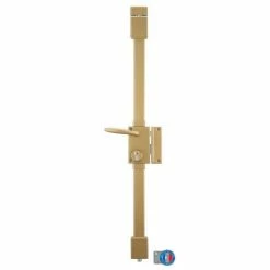 THIRARD - Serrure En Applique Targa à Fouillot Pour Porte D'entrée, Droite, 3 Pts, Transit2 30x65mm, Axe 45mm, Or, 4 Clés -THIRARD Soldes 28903611 3