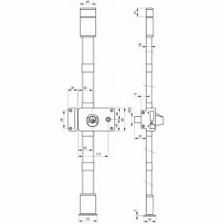 THIRARD - Serrure En Applique Horga à Fouillot Pour Porte D'entrée, Gauche, 3 Pts, Cylindre HG5 Ø23mm, Axe 55mm, Blanc, 4 Clés -THIRARD Soldes 28903682 2