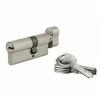 THIRARD - Cylindre De Serrure à Bouton Tiger 6, 30Bx40mm, Nickel, Anti-arrachement, Anti-perçage, 5 Clés -THIRARD Soldes 28903811 1