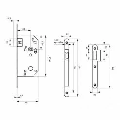 THIRARD - Serrure Encastrable Monomax NF Pour Porte Intérieure, Axe 50mm, Bouts Ronds, Têtière Nickelée 6 THIRARD - Serrure Encastrable Monomax NF Pour Porte Intérieure, Axe 50mm, Bouts Ronds, Têtière Nickelée -THIRARD Soldes 28903824 2