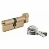 THIRARD - Cylindre De Serrure à Bouton Tiger 6, 40Bx40mm, Laiton, Anti-arrachement, Anti-perçage, 5 Clés -THIRARD Soldes 28903860 1