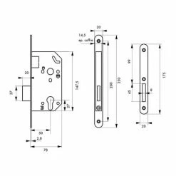 THIRARD - Boitier De Serrure Encastrable Unimax NF à Cylindre Pour Entrée, Pêne Dorm. Seul, Axe 50mm, Bouts Ronds, Nickelé -THIRARD Soldes 28903863 3