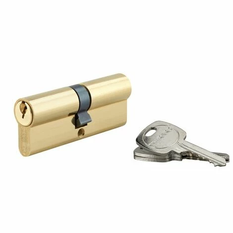 THIRARD - Cylindre De Serrure Double Entrée, 40x40mm, Anti-arrachement, Laiton, 3 Clés 3 THIRARD - Cylindre De Serrure Double Entrée, 40x40mm, Anti-arrachement, Laiton, 3 Clés