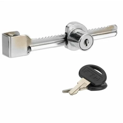 THIRARD - Serrure Pour Vitrine à Porte Coulissante, Nickelée, 2 Clés 3 THIRARD - Serrure Pour Vitrine à Porte Coulissante, Nickelée, 2 Clés