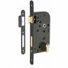 THIRARD - Serrure Encastrable à Cylindre Pour Porte D'entrée, Axe 50mm, Bouts Ronds, Cylindre 30x30mm, Noir, 3 Clés -THIRARD Soldes 28903880 1
