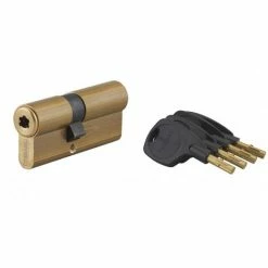 THIRARD - Cylindre De Serrure Double Entrée Surveyor, 31x41mm, Laiton, Anti-arrachement, 4 Clés -THIRARD Soldes 28903930 2