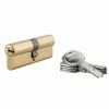THIRARD - Cylindre De Serrure à Double Entrée Tiger 6, 40x40mm, Laiton, Anti-arrachement, Anti-perçage, 5 Clés -THIRARD Soldes 28903962 1