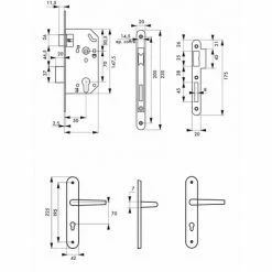 THIRARD - Garniture Serrure Encastrable Monomax NF à Cylindre + Ensemble Poignées Ouranus, Axe 50mm, Bouts Ronds, 3 Clés 7 THIRARD - Garniture Serrure Encastrable Monomax NF à Cylindre + Ensemble Poignées Ouranus, Axe 50mm, Bouts Ronds, 3 Clés -THIRARD Soldes 28904223 2
