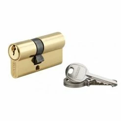 THIRARD - Cylindre De Serrure Double Entrée SA, 25x35mm, Anti-arrachement, Laiton, 3 Clés