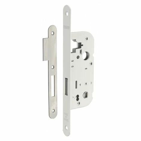 THIRARD - Serrure Encastrable à Clé Pour Porte Intérieure, Pêne Dormant Seul, Fouillot 6x9mm, Bouts Carrés, Blanc, 1 Clé 4 THIRARD - Serrure Encastrable à Clé Pour Porte Intérieure, Pêne Dormant Seul, Fouillot 6x9mm, Bouts Carrés, Blanc, 1 Clé – Image 2