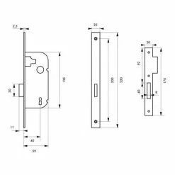 THIRARD - Serrure Encastrable à Clé Pour Porte Intérieure, Pêne Dormant Seul, Fouillot 6x9mm, Bouts Carrés, Blanc, 1 Clé 8 THIRARD - Serrure Encastrable à Clé Pour Porte Intérieure, Pêne Dormant Seul, Fouillot 6x9mm, Bouts Carrés, Blanc, 1 Clé -THIRARD Soldes 28904256 3
