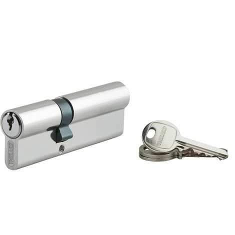 THIRARD - Cylindre De Serrure Double Entrée Ecopro, 35x55mm, Aluminium, Anti-arrachement, 3 Clés, Nickel 3 THIRARD - Cylindre De Serrure Double Entrée Ecopro, 35x55mm, Aluminium, Anti-arrachement, 3 Clés, Nickel