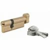 THIRARD - Cylindre De Serrure à Bouton Tiger 6, 50Bx30mm, Laiton, Anti-arrachement, Anti-perçage, 5 Clés -THIRARD Soldes 28904307 1