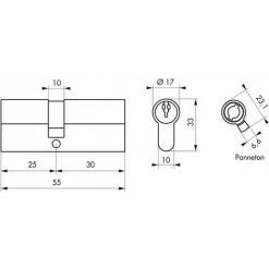 THIRARD - Cylindre De Serrure Double Entrée SA, 25x30mm, Anti-arrachement, Laiton, 3 Clés 6 THIRARD - Cylindre De Serrure Double Entrée SA, 25x30mm, Anti-arrachement, Laiton, 3 Clés -THIRARD Soldes 28904314 2