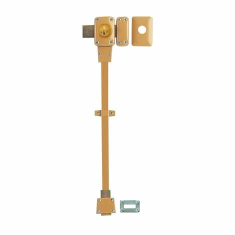 THIRARD - Verrou Double Entrée Mirage 6 Pour Porte D'entrée, Cyl. 45mm, Tringle 2 Pts En Acier, Bas, Droit, 3 Clés, Bronze 3 THIRARD - Verrou Double Entrée Mirage 6 Pour Porte D'entrée, Cyl. 45mm, Tringle 2 Pts En Acier, Bas, Droit, 3 Clés, Bronze