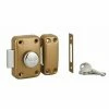 THIRARD - Verrou Double Entrée Apache Avec Gâche à Encastrer Pour Porte D'entrée, Cylindre 45mm, Acier, 3 Clés, époxy Or -THIRARD Soldes 28995649 1