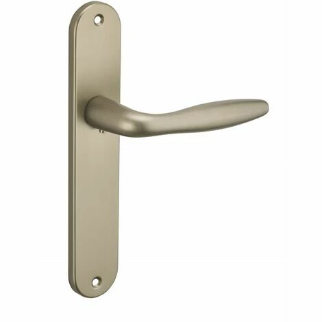 THIRARD - Ensemble De Poignées Pour Porte Intérieure Thalia Sans Trou, Carré 7mm, Entr'axes 195mm, Nickelé Satiné 3 THIRARD - Ensemble De Poignées Pour Porte Intérieure Thalia Sans Trou, Carré 7mm, Entr'axes 195mm, Nickelé Satiné