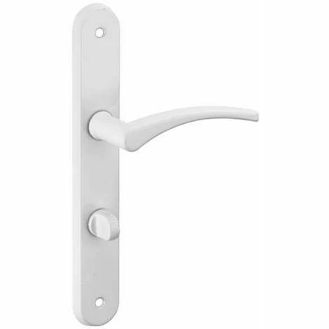 Poignée De Porte, Hebe, Laqué Blanc, E195, à Condamnation THIRARD 3 Poignée De Porte, Hebe, Laqué Blanc, E195, à Condamnation THIRARD