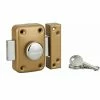 THIRARD - Verrou à Bouton Et Cylindre Apache Pour Huisserie Métallique, Cylindre 45mm, Acier, 3 Clés, époxy Or -THIRARD Soldes 29672205 1