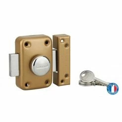 THIRARD - Verrou à Bouton Et Cylindre Apache Pour Huisserie Métallique, Cylindre 45mm, Acier, 3 Clés, époxy Or 7 THIRARD - Verrou à Bouton Et Cylindre Apache Pour Huisserie Métallique, Cylindre 45mm, Acier, 3 Clés, époxy Or -THIRARD Soldes 29672205 3