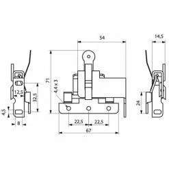 THIRARD - Ferme Volet Roulant, Anti-soulèvement, Inox, 67x71mm, 2 Pièces -THIRARD Soldes 29700722 4