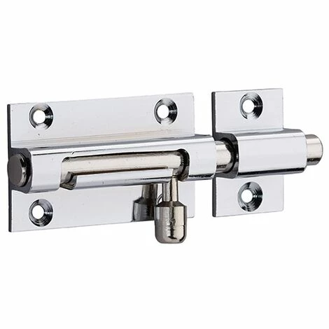 THIRARD - Targette, Laiton Chromé, Pêne Ø 8mm, 70x30mm 3 THIRARD - Targette, Laiton Chromé, Pêne Ø 8mm, 70x30mm