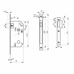 THIRARD - Serrure Encastrable Monomax NF Pour Porte Intérieure, Axe 50mm, Bouts Carrés, Têtière Noire 6 THIRARD - Serrure Encastrable Monomax NF Pour Porte Intérieure, Axe 50mm, Bouts Carrés, Têtière Noire -THIRARD Soldes 29700730 2