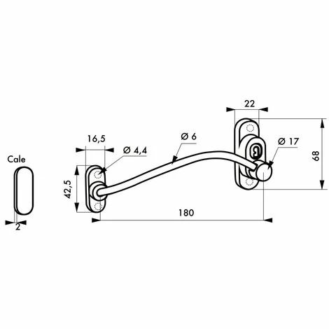 THIRARD - Entrebailleur à Clé Pour Fenêtre, Câble Acier, 180mm, Laqué Blanc, 1 Clé 6 THIRARD - Entrebailleur à Clé Pour Fenêtre, Câble Acier, 180mm, Laqué Blanc, 1 Clé – Image 4