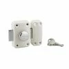 THIRARD - Verrou à Bouton Apache Pour Porte D'entrée, Cylindre 45mm, Acier, 3 Clés, époxy Blanc -THIRARD Soldes 29700744 1
