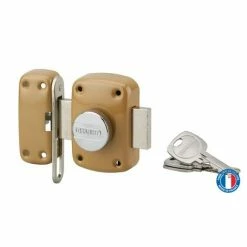 THIRARD - Verrou Corvette, Système D'entrebaillage, Gauche, Cylindre 45mm, Acier, 3 Clés -THIRARD Soldes 29700748 3