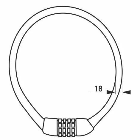 THIRARD - Antivol à Combinaison Twisty, 4 Chiffres, Câble Acier, Vélo, 18mmx0.6m, Noir 4 THIRARD - Antivol à Combinaison Twisty, 4 Chiffres, Câble Acier, Vélo, 18mmx0.6m, Noir – Image 2