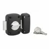 THIRARD - Verrou à Bouton Corvette Pour Porte D'entrée, Cylindre 45mm, Acier, 3 Clés, époxy Noir -THIRARD Soldes 29700754 1