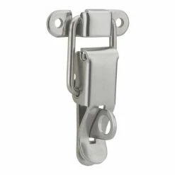 THIRARD - Fermeture à Levier Avec Crochet Cadenassable, Inox, H.54mm, Zingué