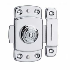 THIRARD - Verrou Pour Porte D'ameublement, 40mm, Laiton Chromé