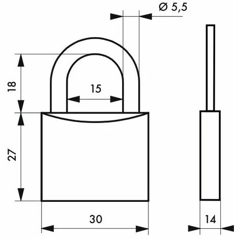 THIRARD - Cadenas à Clé Happy Lock, Acier, Intérieur, Anse Acier, 30mm, Bleu, 3 Clés 4 THIRARD - Cadenas à Clé Happy Lock, Acier, Intérieur, Anse Acier, 30mm, Bleu, 3 Clés – Image 2