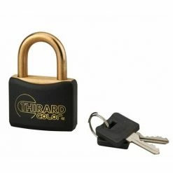 THIRARD - Cadenas à Clé Mach, Laiton, Extérieur, Anse Laiton, 40mm, 2 Clés -THIRARD Soldes 30441565 3