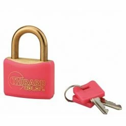 THIRARD - Cadenas à Clé Mach, Laiton, Extérieur, Anse Laiton, 40mm, 2 Clés -THIRARD Soldes 30441565 4