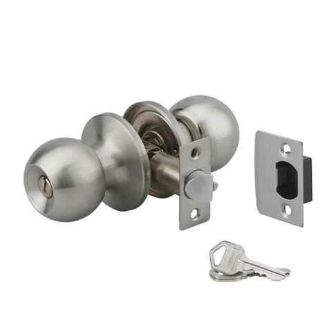 THIRARD - Serrure Horizontale Tubulaire En Applique Double Entrée Pour Porte D'entrée, Axe Réglable, Chromé Mat, 3 Clés 3 THIRARD - Serrure Horizontale Tubulaire En Applique Double Entrée Pour Porte D'entrée, Axe Réglable, Chromé Mat, 3 Clés