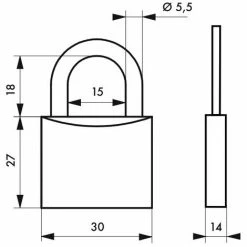 THIRARD - Cadenas à Clé Green Idea Chanvre, Acier, Intérieur, Anse Acier, 30mm, 2 Clés 5 THIRARD - Cadenas à Clé Green Idea Chanvre, Acier, Intérieur, Anse Acier, 30mm, 2 Clés -THIRARD Soldes 30441758 2