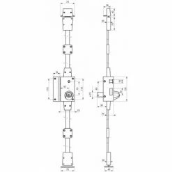 THIRARD - Serrure En Applique Targa à Fouillot Pour Porte D'entrée, Gauche, 3 Pts, Transit2 Ø23mm, Axe 45mm, Or, 4 Clés 5 THIRARD - Serrure En Applique Targa à Fouillot Pour Porte D'entrée, Gauche, 3 Pts, Transit2 Ø23mm, Axe 45mm, Or, 4 Clés -THIRARD Soldes 30441805 2