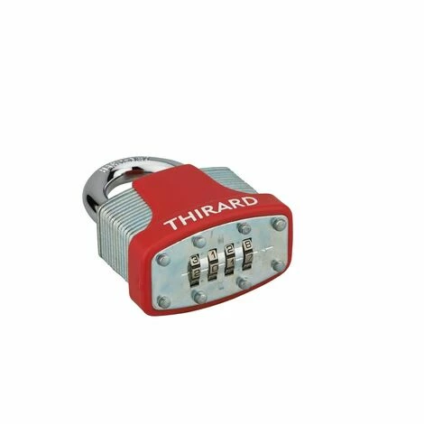 THIRARD - Cadenas à Code Tank, Intérieur, 4 Chiffres, Zingué, Couleurs Assorties 4 THIRARD - Cadenas à Code Tank, Intérieur, 4 Chiffres, Zingué, Couleurs Assorties – Image 2