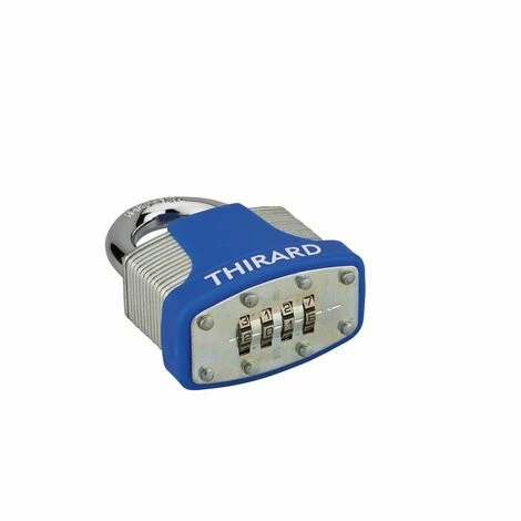 THIRARD - Cadenas à Code Tank, Intérieur, 4 Chiffres, Zingué, Couleurs Assorties 6 THIRARD - Cadenas à Code Tank, Intérieur, 4 Chiffres, Zingué, Couleurs Assorties – Image 4