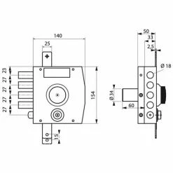 THIRARD - Serrure En Applique à Bouton Pour Porte D'entrée, 154x140mm, 3 Pts, Gauche, 5 Clés 7 THIRARD - Serrure En Applique à Bouton Pour Porte D'entrée, 154x140mm, 3 Pts, Gauche, 5 Clés -THIRARD Soldes 30480415 3
