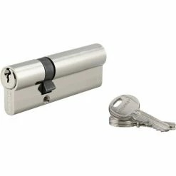 Cylindre Double Hg5 - Décor : Nickelé - Dimensions : 35 X 35 Mm - THIRARD - Décor : Nickelé -THIRARD Soldes 30483161 3