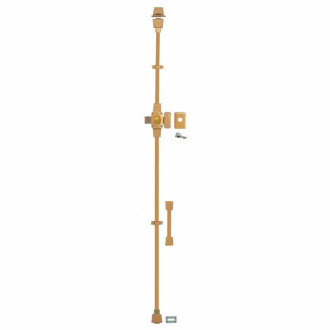 THIRARD - Verrou Double Entrée Mirage 6 Pour Porte D'entrée, Cylindre 45mm, Tringle 3 Pts En Acier, Droit, 3 Clés, Bronze 3 THIRARD - Verrou Double Entrée Mirage 6 Pour Porte D'entrée, Cylindre 45mm, Tringle 3 Pts En Acier, Droit, 3 Clés, Bronze