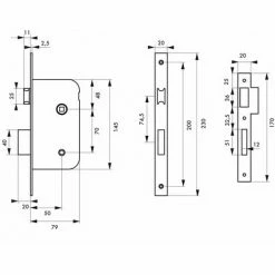 THIRARD - Serrure Encastrable à Condamnation Pour Porte De Salle De Bain Et Toilettes, Axe 50mm, Bouts Ronds, Poli Nickelé 5 THIRARD - Serrure Encastrable à Condamnation Pour Porte De Salle De Bain Et Toilettes, Axe 50mm, Bouts Ronds, Poli Nickelé -THIRARD Soldes 30939773 2
