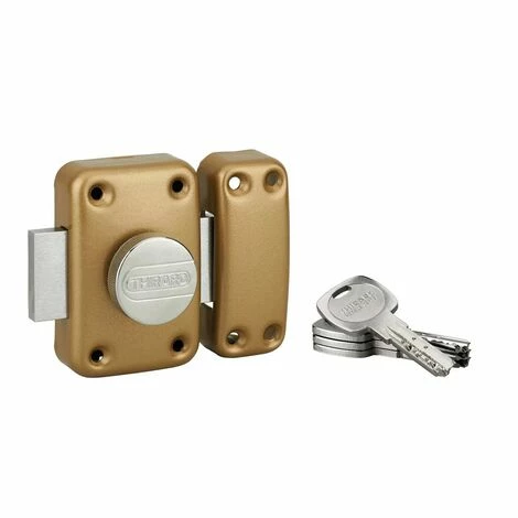 THIRARD - Verrou Pour Porte D'entrée Transit 2 à Bouton Et Cylindre 75 Mm 3 THIRARD - Verrou Pour Porte D'entrée Transit 2 à Bouton Et Cylindre 75 Mm